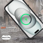 Battery Case for iPhone 15 Plus, 12000mAh Rechargeable Portable Charging Case with Wireless Charging Compatible for iPhone 15 Plus (6.7 inch) with Carplay Extended Battery Pack Charger Case (Black)