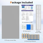 Mamol 21.5 Inch Computer Privacy Screen - Removable Anti Blue Light Glare Filter, Anti-Scratch Protective Film