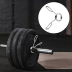 4 Pieces 2 Inch Dumbbell Spring Collars Barbell Clamps Locking Collars Clips for Weightlifting Exercise Fitness Training Supplies