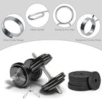 4 Pieces 2 Inch Dumbbell Spring Collars Barbell Clamps Locking Collars Clips for Weightlifting Exercise Fitness Training Supplies