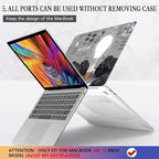 CISSOOK Creative Bulb Hard Shell Case for MacBook Air 13 inch A2337 M1 A2179 A1932 with Touch ID 2021-2018 Release, Plastic Hard Shell Cover with Keyboard Cover for MacBook Air 13 with Retina Display