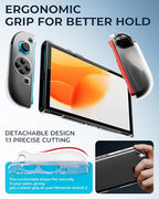 Switch 2 Accessories Bundle for Nintendo 17-in-1: 2 Pro Controllers, Dockable Carrying Case, Screen Protector, Thumb Grip for Joycon Console Protective Cover Shell Steering Wheel 2025 Switch2 Game Kit