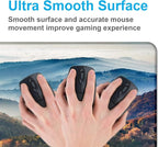 Large Extended Gaming Mouse Pad with Stitched Edges, Non-Slip Waterproof Rubber Base Mouse Pad for Office, Computer, Keyboard, Laptop and Home Desk Pad 35.4 x 15.7 x 0.12 Inch (Mountain Landscape)