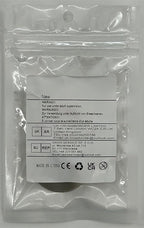 Security Lock Plate Self-Adhesive Plate with Lock Slot for Cables to Lock Down Laptops, Mac Book, Tablets, iPad, or Other Computer (Silver)