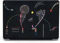 Berkin Arts for MacBook Air 13.6 inch Case A3240 A3113 A2681 (M4 M3 M2) 2025 2024-2022 Release with Keyboard Cover & Screen Naive Art Illustrated (Two Sides by Kandinsky)
