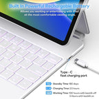 Keyboard Case for iPad Air 11-inch (M3 2025 / M2 2024) & iPad Pro 11 inch(1st/2nd/3rd/4th Generation) – Magic-Style Magnetic Keyboard Case with Multi-Touch Trackpad for 10.9” iPad Air 4th/5th Gen.