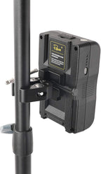 CAMVATE Super Crab Clamp + Universal V-Lock Mount Quick Release Adapter for DSLR Camera Battery - 2596