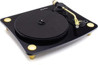 TechPlay Ghost, 2 Speed Belt Driven Turntable with Bluetooth Broadcast. Connects to Your Bluetooth Speakers wirelessly. (Black)
