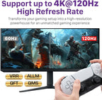 Fosmon HDMI 8K Bi-Directional Switch, Support 8K@60Hz 4K@120Hz HDR10+ HDCP 2.3 1 in 2 Out / 2 in 1 Out HDMI 2.1 Switcher, High Speed 48Gbps HDMI Splitter Compatible with PS4 PS5, Xbox, Roku, Apple TV