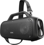 DOSS Extreme Boom Outdoor Bluetooth Speaker with 60W Mighty Sound, Deep Bass, 30H Playtime,10400mAh Power Bank, BT 5.3, IPX6 Waterproof, Portable Strap for Camping, Pool, Beach, Garage, Work