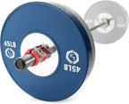Lock-Jaw HEX 50mm / 2" Olympic Barbell Collar (Red)