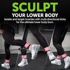 Gradient Fitness Ankle Straps (2 Pack) | Ankle Strap for Cable Machine, Ankle Bands for Working Out, Cable Ankle Strap