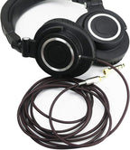 NewFantasia Replacement Audio Upgrade Cable Compatible with Audio-Technica ATH-M50xBT, ATH-AR3BTBK, ATH-SR50BT, ATH-ANC9, ATH-ANC7B, ATH-SR5BTBK, ATH-S700BT Headphones 2meters/6.6ft