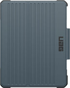 URBAN ARMOR GEAR UAG Designed for iPad Air 13" Case (1st/2nd Gen 2024-2025) M3 A3268 A3269 - Rugged Multi-Angle Viewing Folio Cover with Pencil Holder & Adjustable Stand, Metropolis SE Cloud Blue