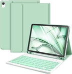 TaIYanG for iPad Air 11 inch M3 & M2 Case with Keyboard 10.9 inch for iPad Air 5 2022/iPad Air 4th Gen Keyboard Case with Pencil Holder, Wireless Keyboard for Air 11" M3/M2 (2025/2024)/iPad Air 5/4