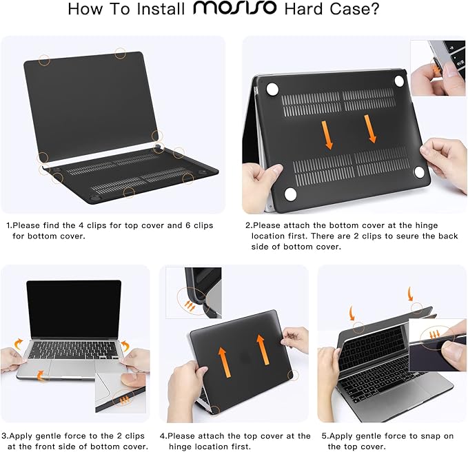 MOSISO Compatible with MacBook Air 13 inch Case 2025 2024 2023 2022 M4 A3240 M3 A3113 M2 A2681, Hard Shell&Sleeve Bag&Keyboard Skin&Webcam Cover&Screen Film for MacBook Air 13.6 inch, Mint Green