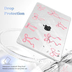 Case for MacBook Air 15 Inch 2025 2024 2023 Release M4 A3241 M3 A3114 M2 A2941, Hard Shell with Screen Protector & Keyboard Cover, Compatible with Touch ID, Star Bow