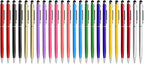 24 Pack Stylus Pens for Touch Screens innhom Stylus Pen for ipad iPhone Tablets Samsung and Black Ink Ballpoint Pens-2 in 1 Stylists Pens