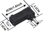 90W PD Power Charger Connector Adapter USB C to 4.5mm Laptop Charging Adapter Type C Female to DC 4.5 x 3.0mm Male Plug PD Power Charger Connector for H-P/De-ll[DP-4530]