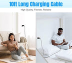 Phone 15 16 Charger, 2-Pack 30W Super Fast Charging, USB C Block Type C Cable Cord 10ft for iPhone 16,16 Plus,16 Pro,16 Pro Max, iPhone15, iPad Pro 12.9/11, Galaxy S24,S23 S22 S21
