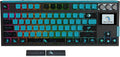 MOLGRIA SKYLOONG GK87 Jellyfish Pudding Keycaps RGB Backlit Gaming Keyboard, Hot Swappable Red Machinery Gateron Switches, Triple-Mold Connection with Knobs and LCD Display Mechanical Keyboard