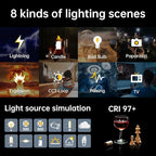 GVM SD80D 80W LED Video Light Kit with Softbox, Bowens Mount, CRI97+, 2700K-7500K Color Temperature, APP Control, and Tripod Stand for Video and Wedding Shooting