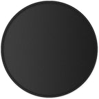 ITNRSIIET Round Mouse Pad with Stitched Edge Premium-Textured Waterproof Non-Slip Rubber Base Desktop Protection Mat Diameter 8.7 inches, Classic Black