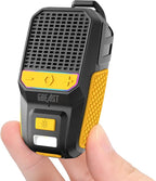 GBEAST Wearable Bluetooth Speaker, Clip-On Mini Portable Speakers All Day Playtime Waterproof Built-in Mic for Hands-Free Music/Calls Bluetooth Speaker with RGB/Flashlight for Jobsite/Outdoor/Golf