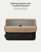 tomtoc 360 Protective Puffy Laptop Sleeve for 13-inch MacBook Air M4(2025)/M3/M2/M1 A3240 A3113, MacBook Pro M2/M1, iPad Air (M3/M2)/Pro M4, Quilted Soft Puffer Bag for 13-inch Surface Pro Copilot+PC