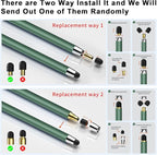 Stylus Pen for Touchscreen,5 PCS Stylus,2-in-1 Stylus Pen for iPad, High Sensitivity Precision Suitable for All Touch Screens of iPhone/ipad/Android Tablet(Black/White/Gray/Gold/Dark Green)