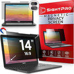 Magnetic Laptop Privacy Screen 14 Inch 16:9 - Removable Computer Privacy Filter Shield and Protector