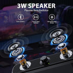 1Mii Computer Speakers for Desktop Laptop Tablet, USB Powered PC Speakers, Small Speakers Wired with Volume Control for Cellphone Pad MP3, Stereo Sound with 3.5mm Audio Plug for Windows Mac Linux PCs