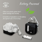 Laptop Trackpad Jiggler -AA Battery Lasts 6 Months -Undetectable -Cordless Mouse Jiggler -Does Not Work on DeII -Keeps Touchpad Active, Laptop Awake -Mechanical Mouse Mover -ON/Off Switch (Gray Dog)