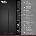 TCL 98-Inch Q65 QLED 4K UHD Smart TV with Google TV (98Q651G, 2024 Model) Dolby Vision, Dolby Atmos, HDR Pro+, Game Accelerator Enhanced Gaming, Voice Remote, Works with Alexa, Streaming Television