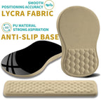 Hokafenle 2 in 1 Ergonomic Mouse Pad Wrist Support & Wrist Rest for Computer Keyboard Set, with Relieve Carpal Tunnel Pain Massage Bulge and Full Memory Gel Design (2In1 Set, Beige)