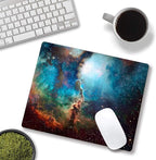 Mouse Pad, Blue Galaxy Mouse Pad, Space Mouse Pad, Gaming Mouse Mat, Square Waterproof Mouse Pad Non-Slip Rubber Base MousePads for Office Home Laptop Travel, 9.5"x7.9"x0.12" Inch