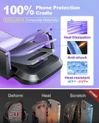 VANMASS 2025【Strongest & Military-Grade】Car Phone Mount【Patent & Safety Certs】Ultimate Cell Phone Holder Handsfree Stand for Dashboard Window Vent for iPhone 16 Pro Max 15 14 13 Samsung Android Truck