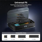 Cable Matters 40Gbps Portable USB4 / Thunderbolt 4 SSD Enclosure for M.2 NVMe SSD - Up to Read:3800MB/s, Write:3600MB/s, NVMe Enclosure, Tool-Free, Intelligent Cooling, Thunderbolt 4/5 Compatible