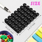 2024 Upgrade 2PCS Silicone Suction Cup Phone Case Adhesive Mount,Adhesive Grip, Sticky Suction Cup Phone Holder & Suction Phone case Holder TikTok & Selfies (Black, 5x7 Single Sided)