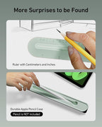 3 in 1 Silicone Laptop Stand, Keyboard Riser for Ergonomic Typing/Reading, Portable Laptop Cooling Stand, for Home Office School and Travel, Oval Base, Macaron Green