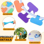 36Pcs Large Cable Cord Labels - 8 Colors Reusable Write-On Wire Tags, Cord Identification Labels for Electronics, with 40Pcs Label Stickers, Cable Management for Home, Office, Oval