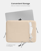 tomtoc 360 Protective Laptop Sleeve for 14-inch MacBook Pro M4/M3/M2/M1 Pro/Max A3112 A3401 A3185 A2992 A2918 A2779 2024-2021, Water-Resistant Case Bag with Accessory Pocket for 13.8 Surface Laptop 7