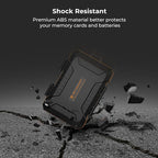 K&F Concept Memory Card Case - 25 Slot Carrying Case for SD, CF, CFexpress, Micro SD, Nano SIM & Micro SIM Cards
