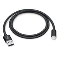 Woven USB-C Charge Cable for iPhone 16 Charger [MFi Certified, 5ft 2-Pack] USB C to USB-A Cord Fast Charging for Apple iPhone 16/15 Pro Max/16 Plus/16 Pro Car Charger CarPlay, iPad Air M2 - Black