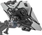 woleyi Spin Bike Tablet Holder - Treadmill Tablet Mount Handlebar Clamp for Indoor Bike Peloton, Stationary Exercise Bicycle Clip for 4.7-13" Tablets iPad Pro, Air, Mini, Galaxy Tab, Fire HD, iPhone