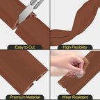 MYFAMIREA 10FT Floor Cord Cover Heavy Duty Cable Cover Protector 3 Channels Extension PVC Floor Wire Cover Outdoor Cord Hider Management Cord Cover for Wire on Floor for Home Office Outdoor, Brown