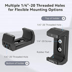 SmallRig Aluminum Power Bank Holder, Powerbank Mount Clamp Compatible with Width Range: 53 mm–84 mm (2.1–3.3 inches) and Thickness Range: 0 mm–18 mm (0–0.7 inch) Power Banks - BUB2336