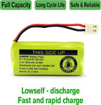 BT183342/BT283342 2.4V 800mAh Ni-MH Battery Compatible with AT&T VTech Cordless Phone Batteries BT166342/BT266342 BT162342/BT262342 CS6709 CS6609 CS6509 CS6409 EL52100 EL50003 (Pack 8)