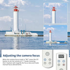 Camera Rechargeable Shutter Release for Sony, AODELAN Wireless Remote Control Zoom Focus Record Compatible with Sony ZV-E10,ZV-1F,ZV-1,A6400,A6700,A7C,A7III,A9,A9 II,DSC-RX0 II,Replace RMT-P1BT(White)
