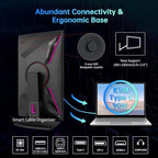 KTC 27 Inch 4K Mini LED Monitor, Fast IPS, HDR1000 160Hz 144Hz Gaming Monitor, Speakers, Type-C 90W, HDMI/DP/USB, Swivel/Height/Pivot/Tilt, VESA, Vertical Monitor for Gaming & PC